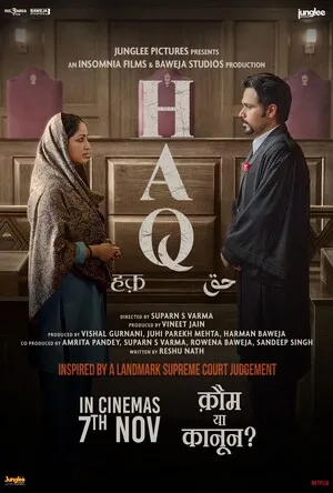 HAQ 2025 Hindi HD Poster Download - filmyfly